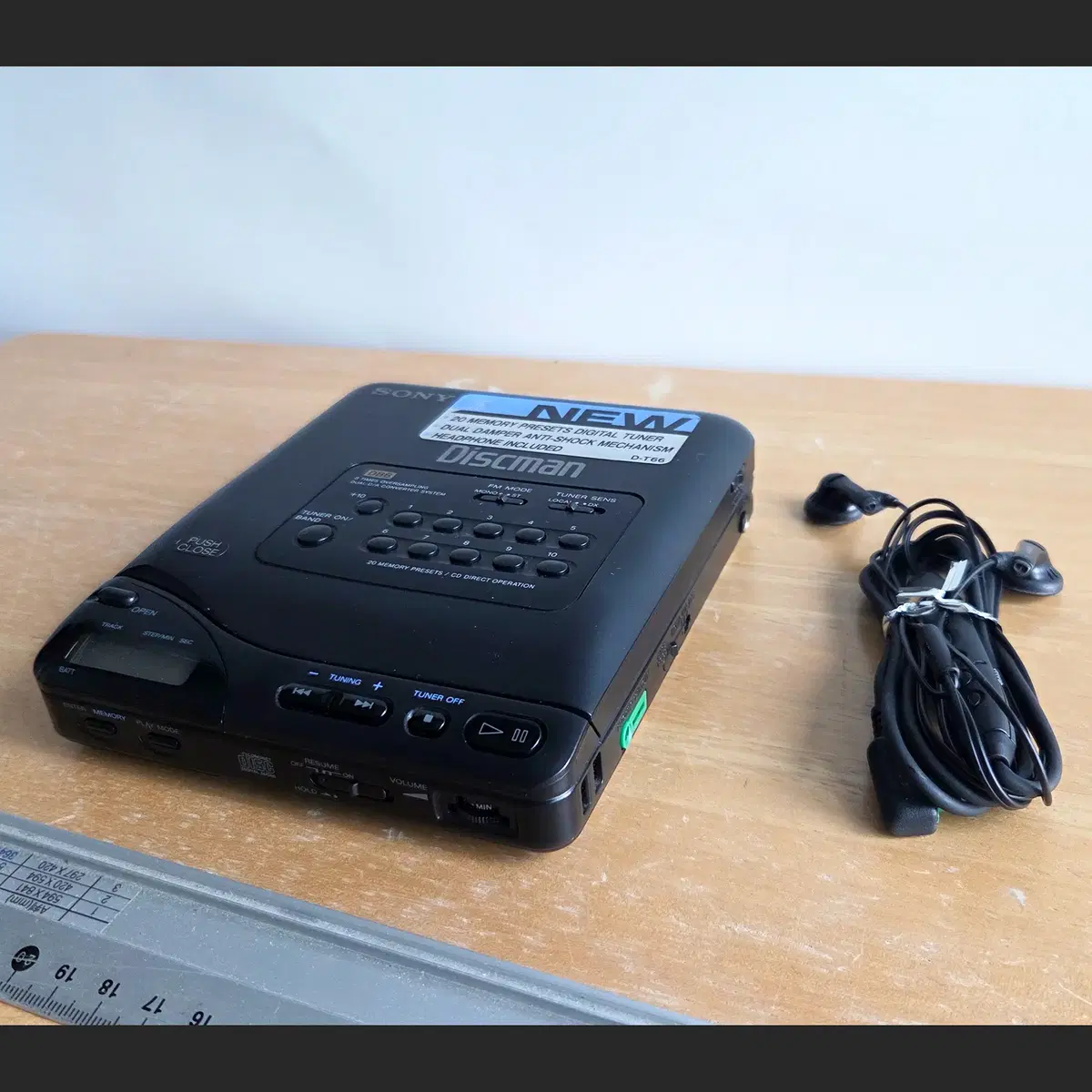 소니 빈티지 CD 플레이어 DISKMAN D-T66 CD안됨 | 브랜드 중고거래